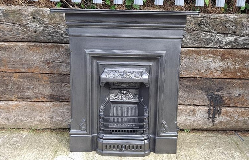 Cast iron fireplace - cast,
