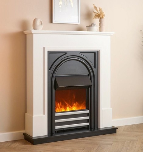 Electric fire white - fire,