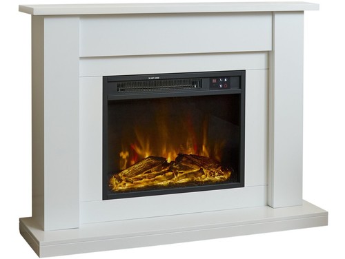 Electric fire white fireplace - electric,