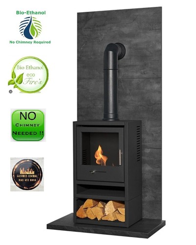 Bio ethanol stove - ethanol, black