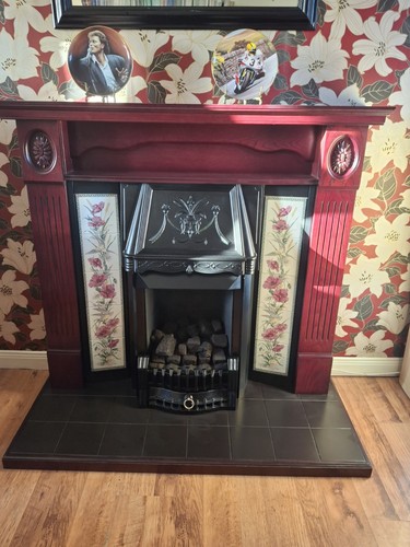 Gas fire with - gas,