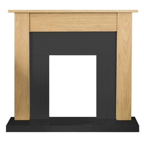 Electric fire oak black - electric,