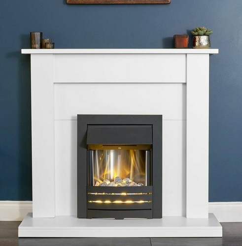 Electric fire white - white, fireplace