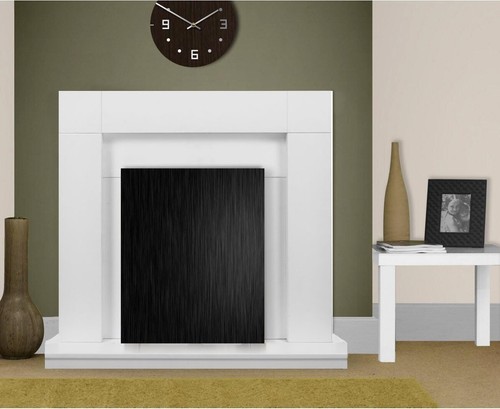 Electric fire white - electric,