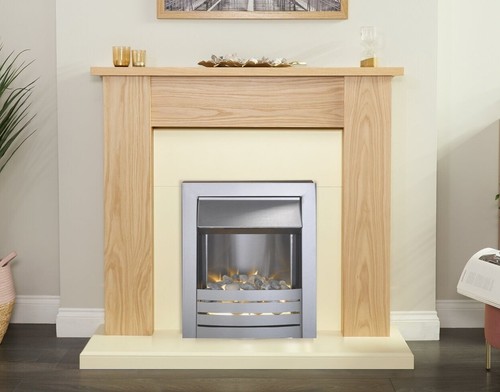 Electric fire oak wood - fire, 48"