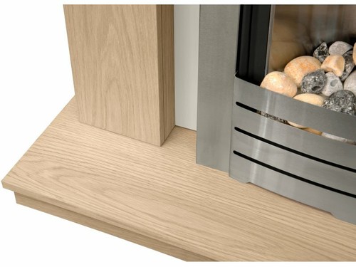 Electric fire oak - oak, fireplace