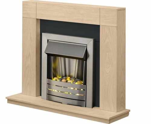Electric fire oak - oak, fireplace